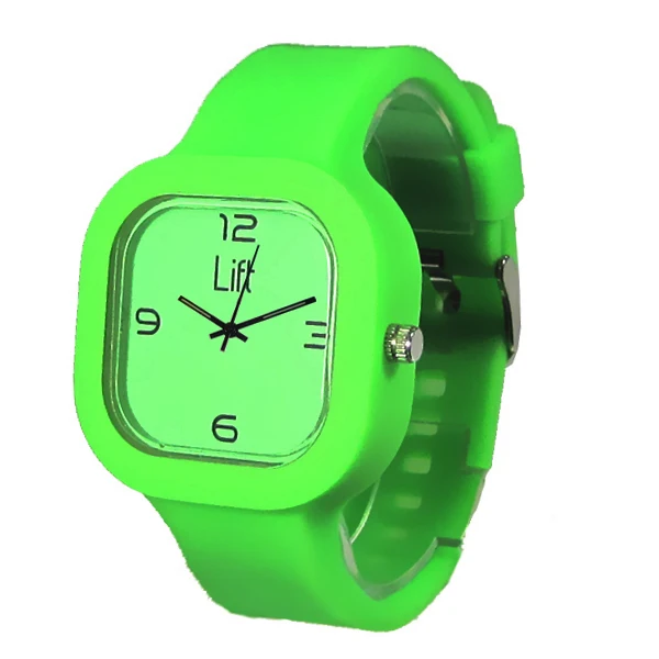 5ATM Waterproof japan movement Customized silicone unisex watch relojes quartz