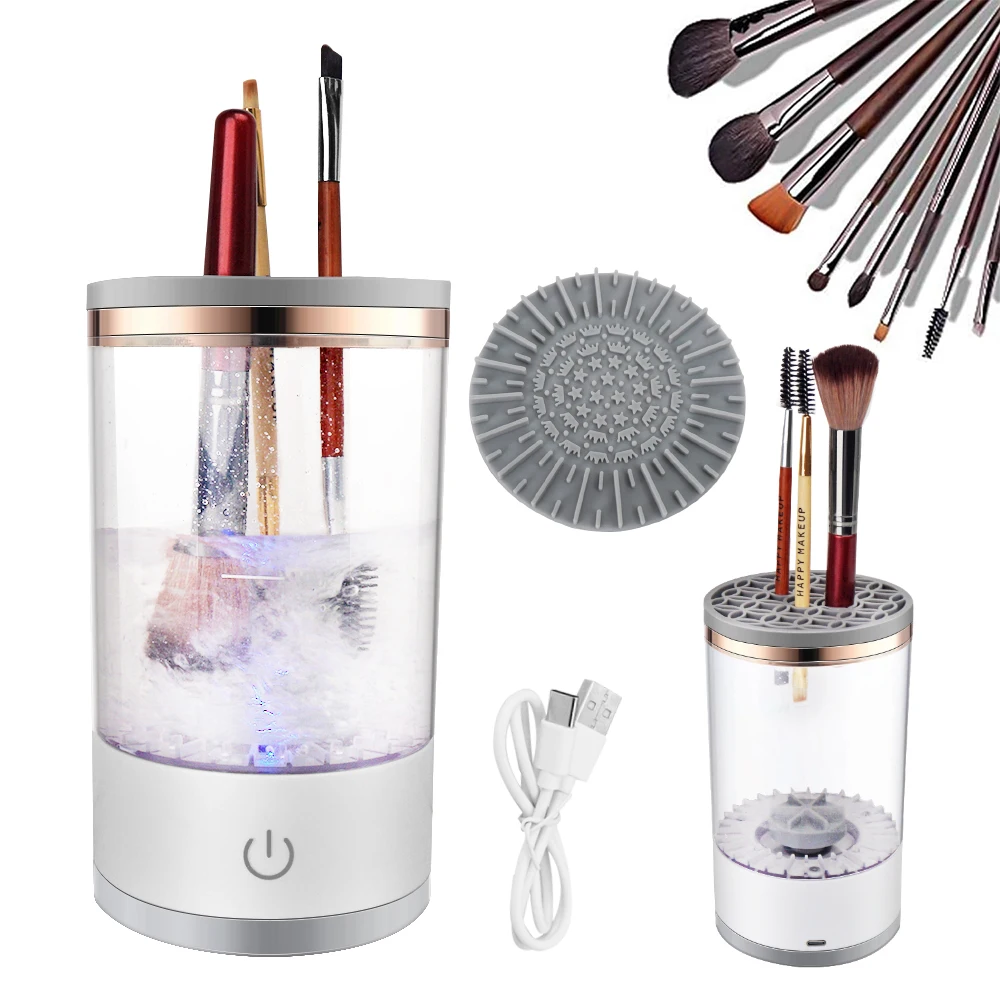 All Size Beauty Makeup Brush Set Makeup Brush Cleaner and Dryer