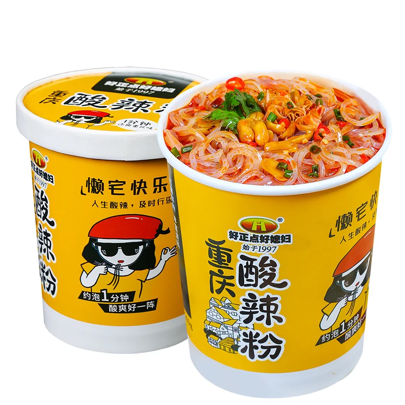 
Цена по прейскуранту завода Пряная мгновенная еда горячий и кислый рис вермичелли Вегетарианская лапша в чашке 