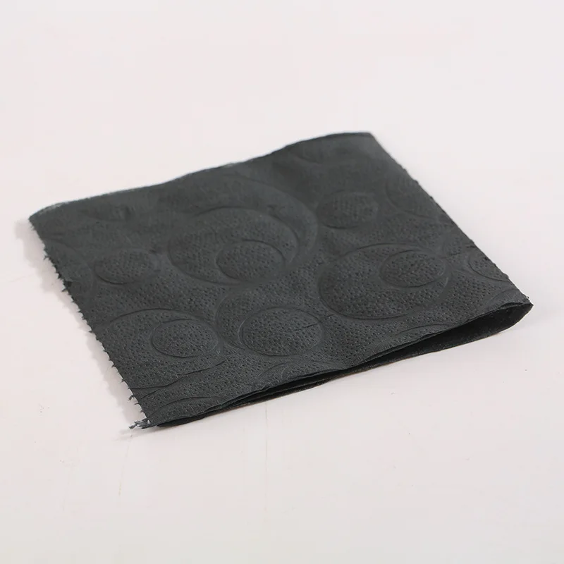 Custom Printed Black Luxury Toilet Paper Soft Virgin Wood Pulp Toilet Paper Rolls