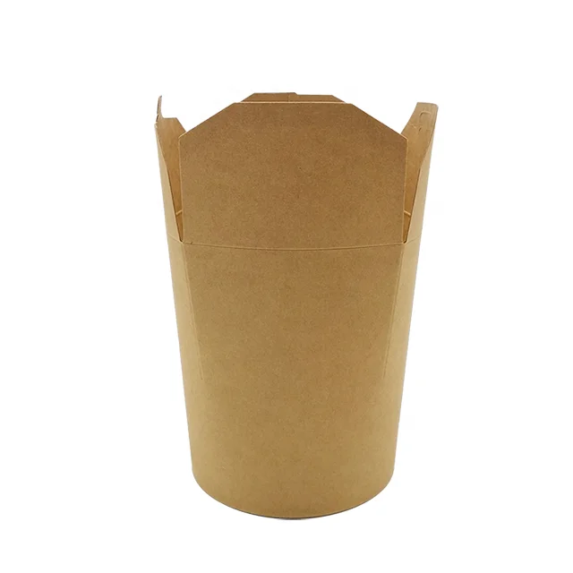chinese paper noodle box Disposable Cardboard take away food box for noodle