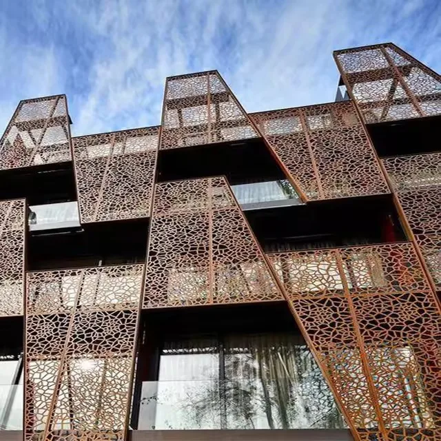 Aluminum Alloy Perforated Sheet Metal Facade Panel for Curtain Walls for Exterior Cladding and Siding