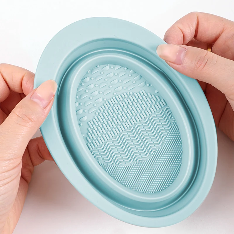 
beauty Tools cleaner Silicone Makeup brush cleaner bowl Make Up Washing Brush Cleaning mat 