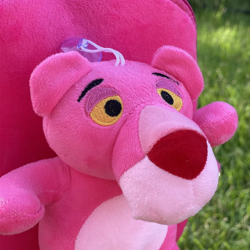 Hot selling Cartoon Pink Panther Toy Doll Cute Pink Panther Plush Backpack Stuffed Animal Plush Toy For Kids