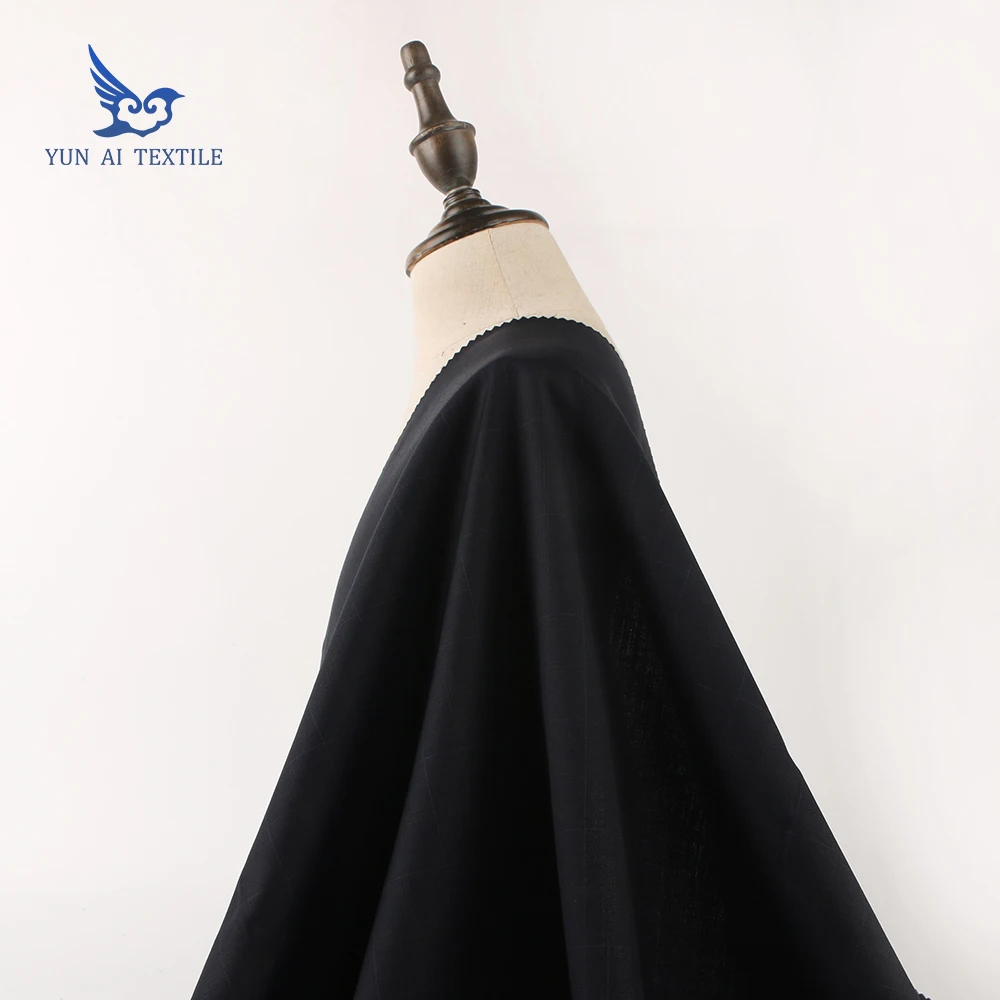 Итальянская плетеная шерстяная ткань 50% полиэстер 50% шерсть для пальто