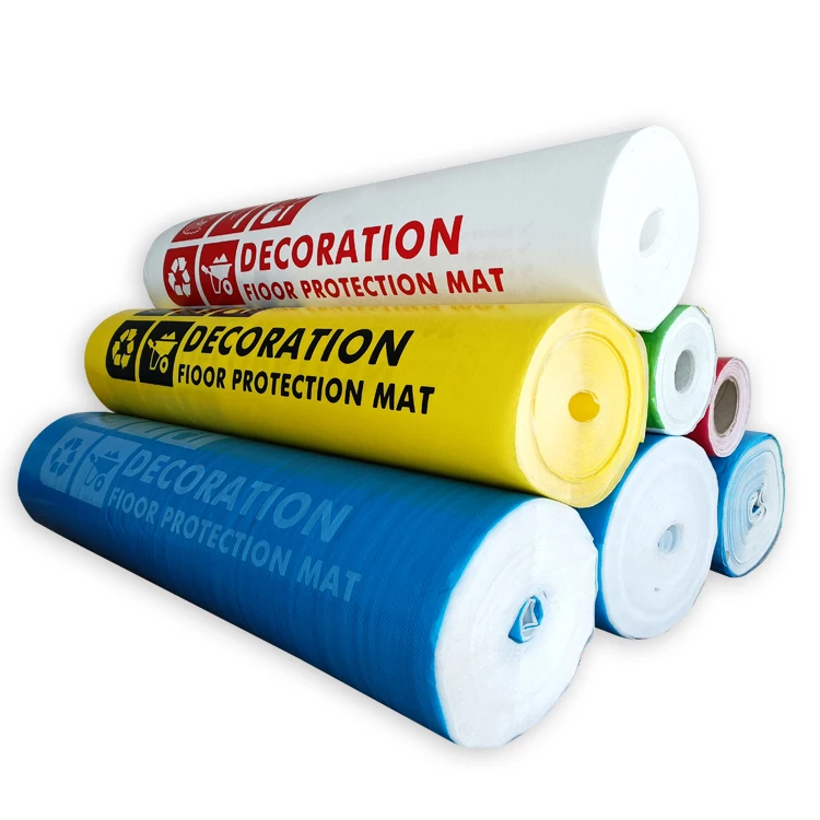 Decoration Floor Protection Film Manufacturers Tile Protection Film Floor Tile Non-woven Floor Protection Film