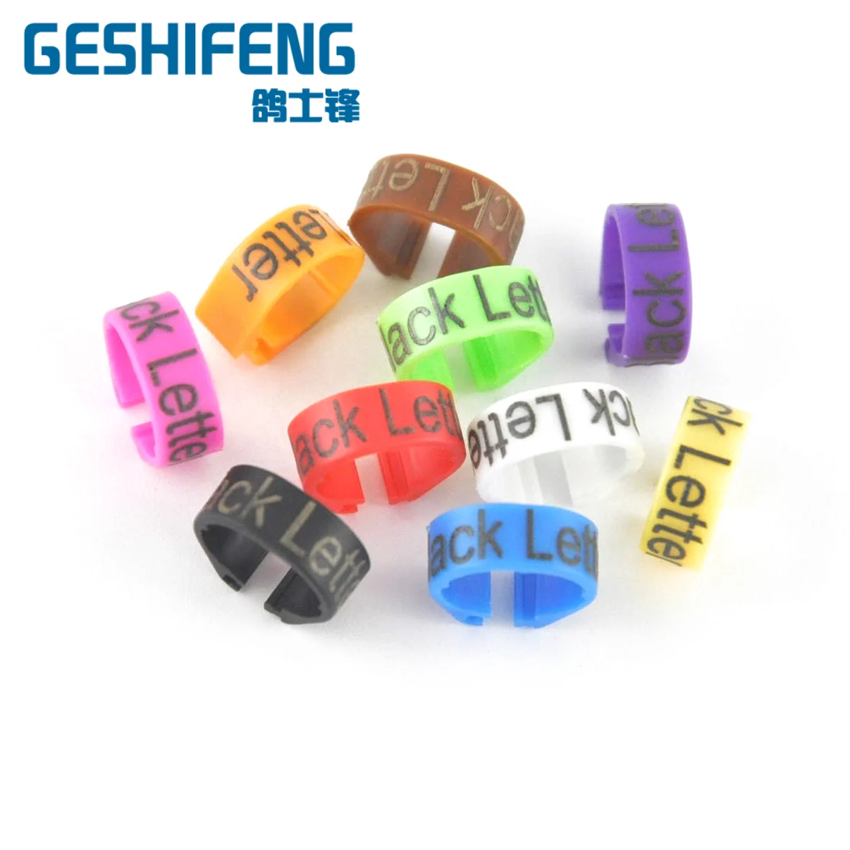 2.5mm 3mm 4mm 5mm 6mm Plastic Open Clip Small Pigeon Dove Finch Parrot Canary Love Bird Rings Leg Band Racing R16u 4.5mm/