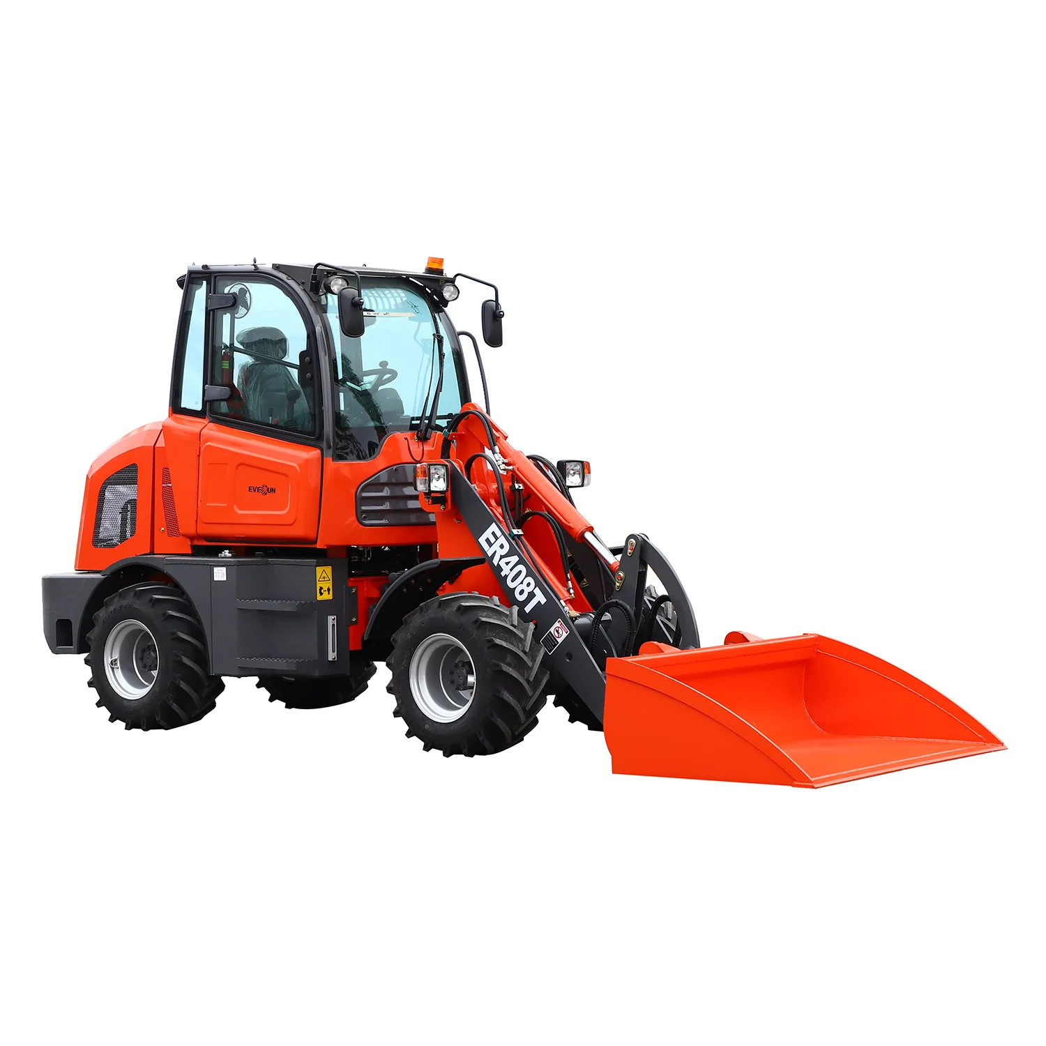 EVERUN Hot Sale ER408T 0.8ton adapt to different working Small Front End Wheel Loader wheel loader mini