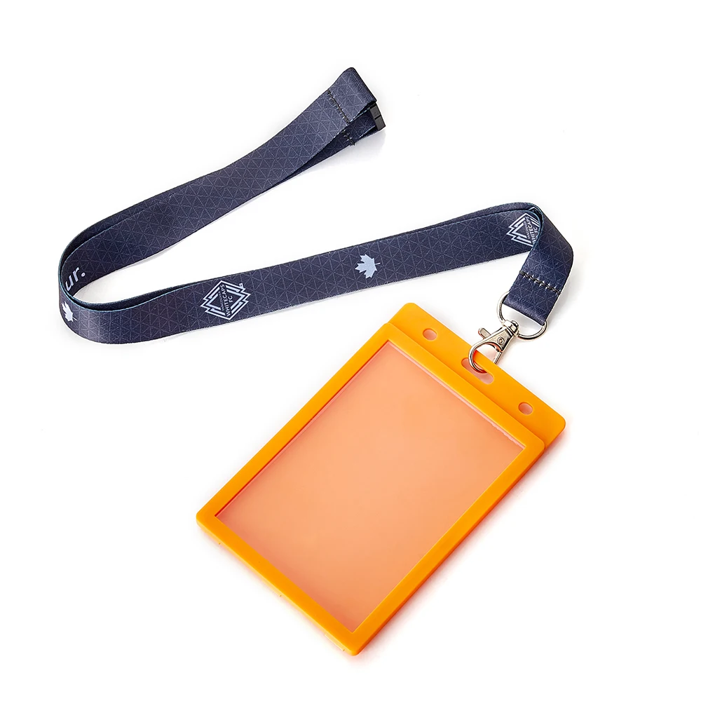 Пластиковый выдвижной держатель Yoyo ID Badge с красочным мягким мешочком