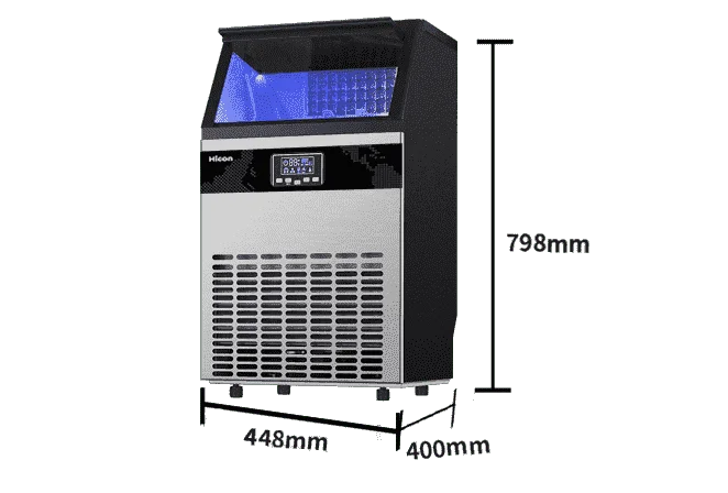 Factory Price OEM Big Capacity Commercial Fully Automatic Ice Cube Machine For Coffee Shops