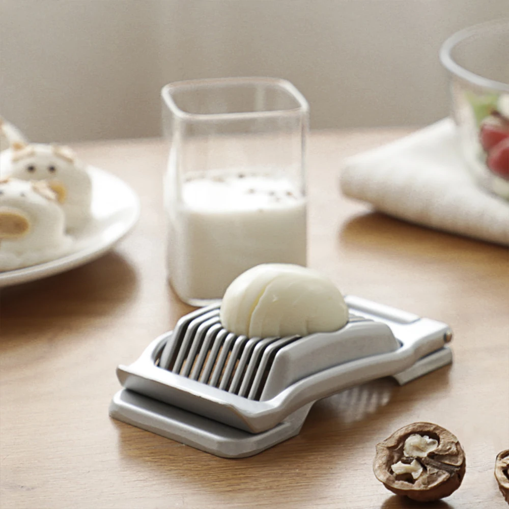 Kitchen creative multifunctional egg peel egg slicer tool cutter