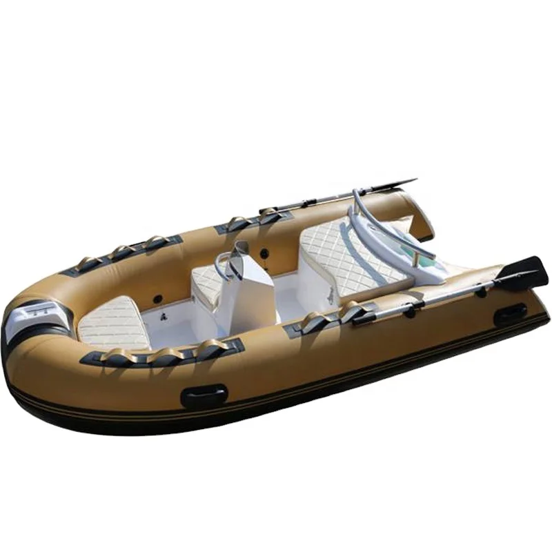 Qingdao Haoyang 330Cm Orca  RIB Fiberglass Inflatable Boat With Outboard Engine