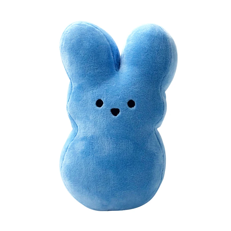 Custom Easter Bunny Peep Plush Toys Cute Rabbit Simulation Stuffed Animal Doll Plushy