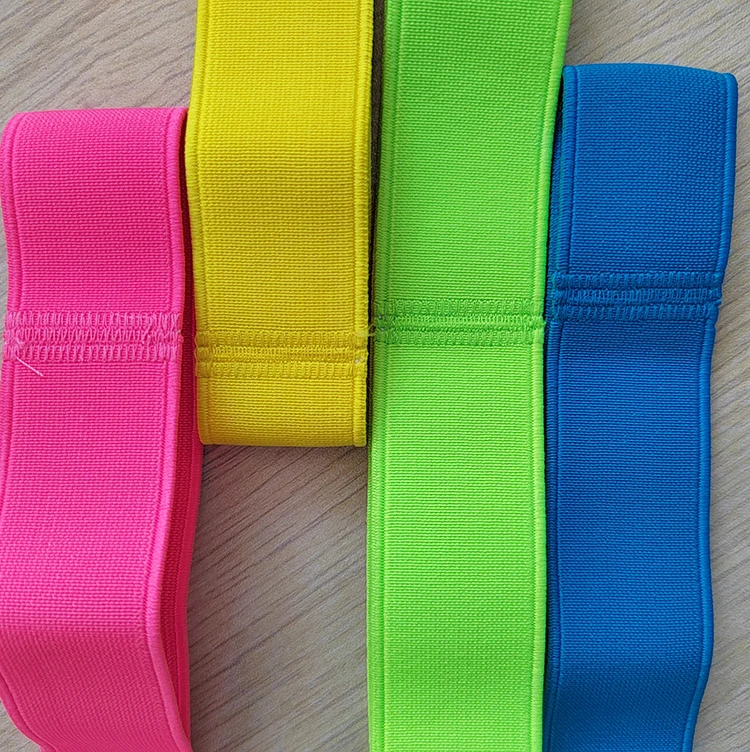 custom logo soft elastic band elastic belt for bento box lunch box