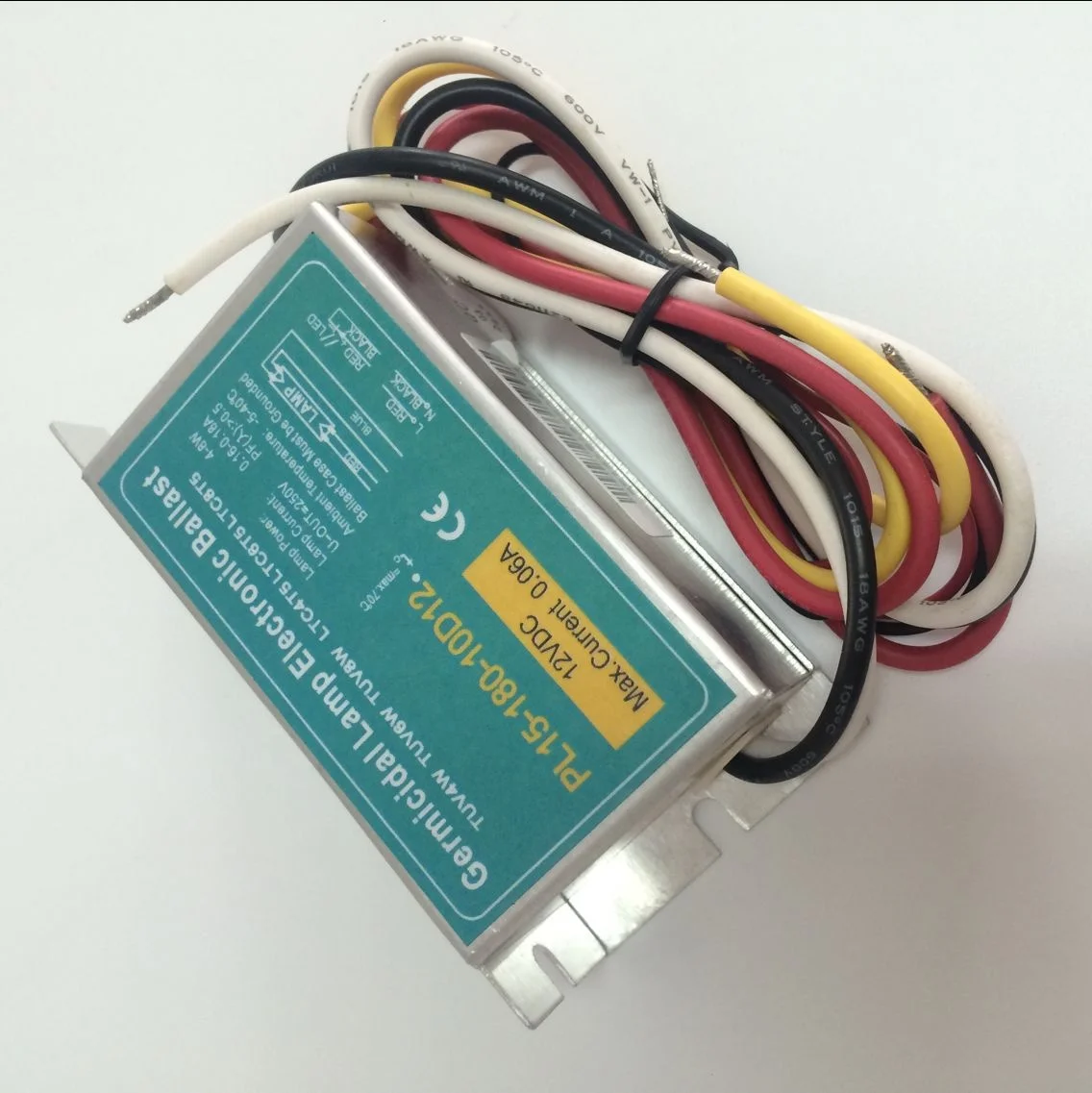 PL15-180-10D12 10w uvc 254nm uv leds 12v dc electronic ballast GPH150T5L 8W inverter
