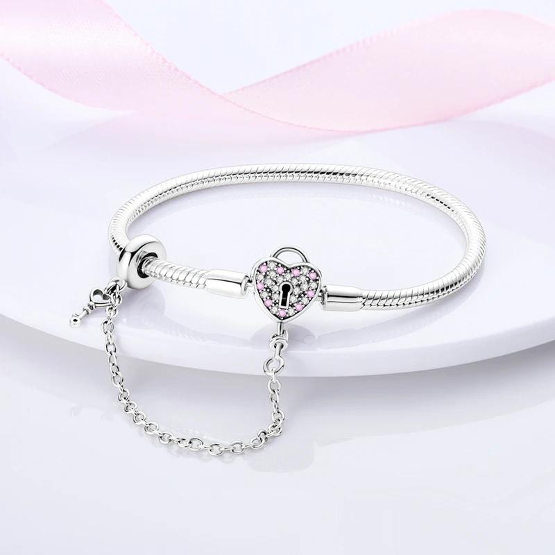 Jewelry Manufacturer Custom Logo Designer Bracelets Famous Brands Bangle Heart Clasp Charm Snake Bracelet Femme