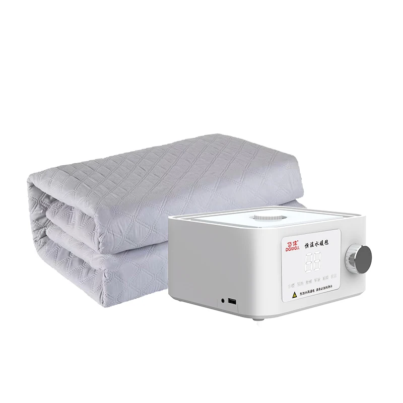Factory Hot sale cool and warm mattress cover body warmer mini electric water heating throw blanket