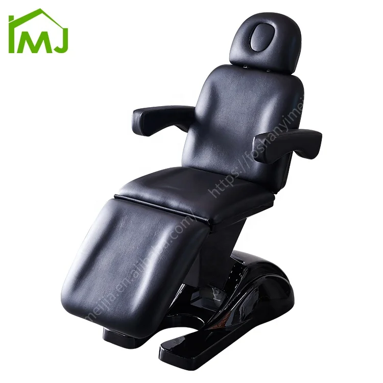 Large bearing capacity Foot Control 4 Motor Spa Electric Massage Table Facial Treatment Bed