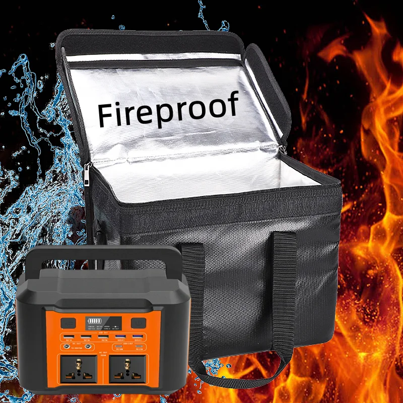 New 100% fireproof waterproof outdoor power storage bag Safety Battery storage bag in stock