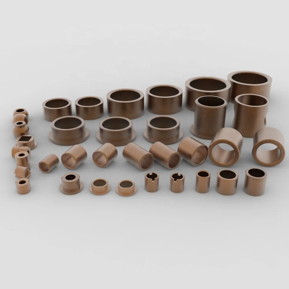 Flandged Sintered Copper Sliding Bush Bearing