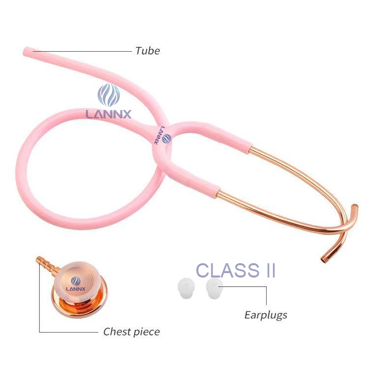 LANNX CLASS II Dual Head customize stethoscope class ii Doctor stethoscopes Professional Stetoscopio Medical use Stethoscope