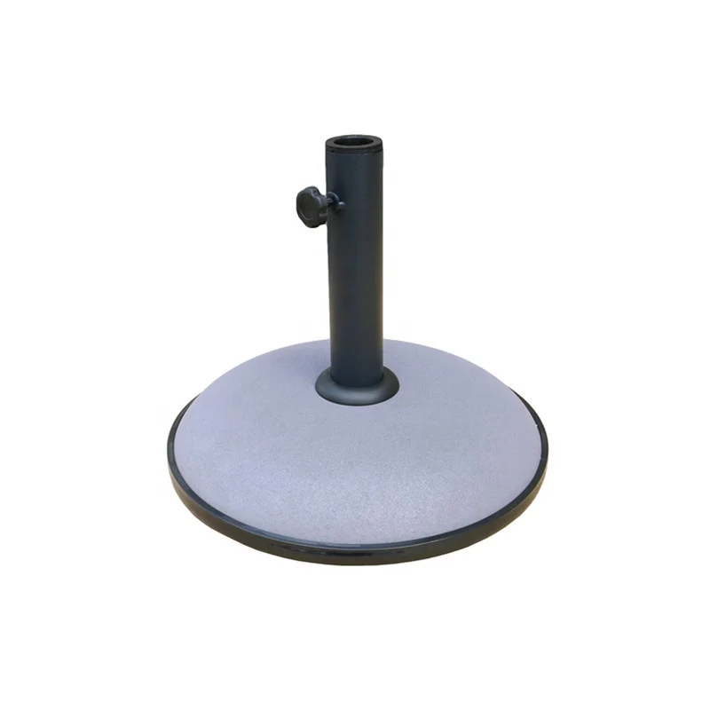 Small parasol stand patio beach umbrella base sunshade concrete umbrella base for outdoor