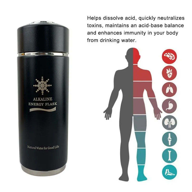 Professional Nano Technology Adjust Ph Balance Alkaline Ionizador De Agua Energy Flask Alkaline Water Ionizer Bottles