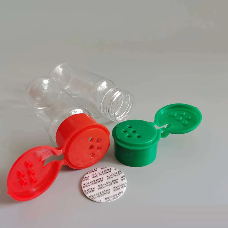 9oz plastic grind spice jars salt and pepper powder seasoning shaker bottle