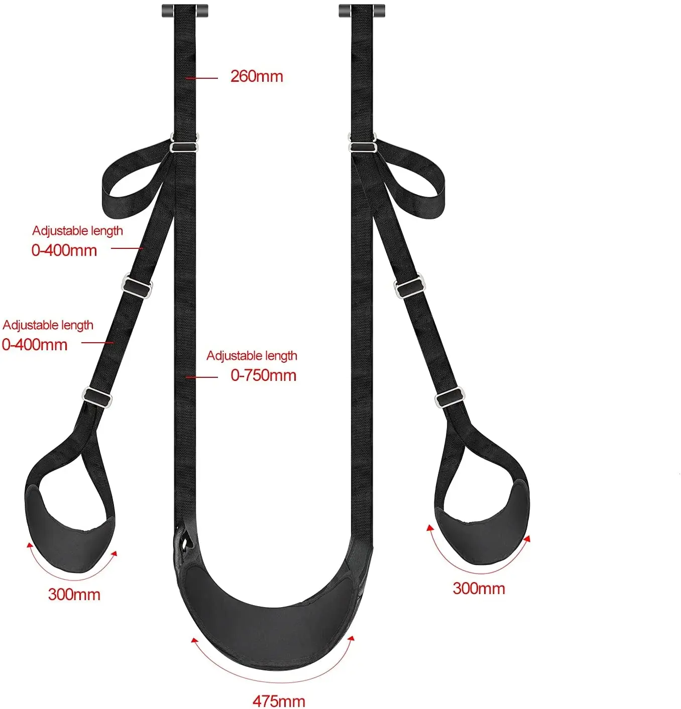 Door Sex Swing - sex bondage kit with Blindfold Bondage Restraint for Couples with Adjustable Straps sex toys bundle