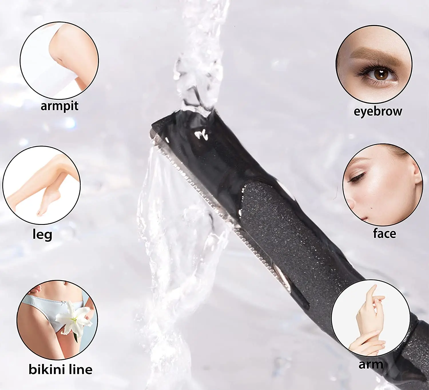 New Stainless steel blade Painless Precise Eyebrow Facial Body Shaver Hair Trimmer Eyebrow Razor