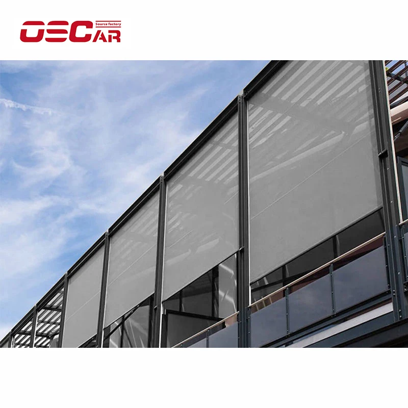 Top Quality Double Hinged Horizontal windproof Fauxwood Plantation Shutters Blinds PVC For Sliding Glass Doors interior