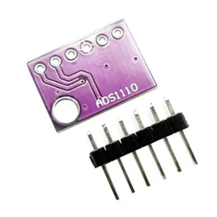 ADS1110 16-bit AD self-calibrating A/D converter module voltage acquisition thermocouple temperature detection