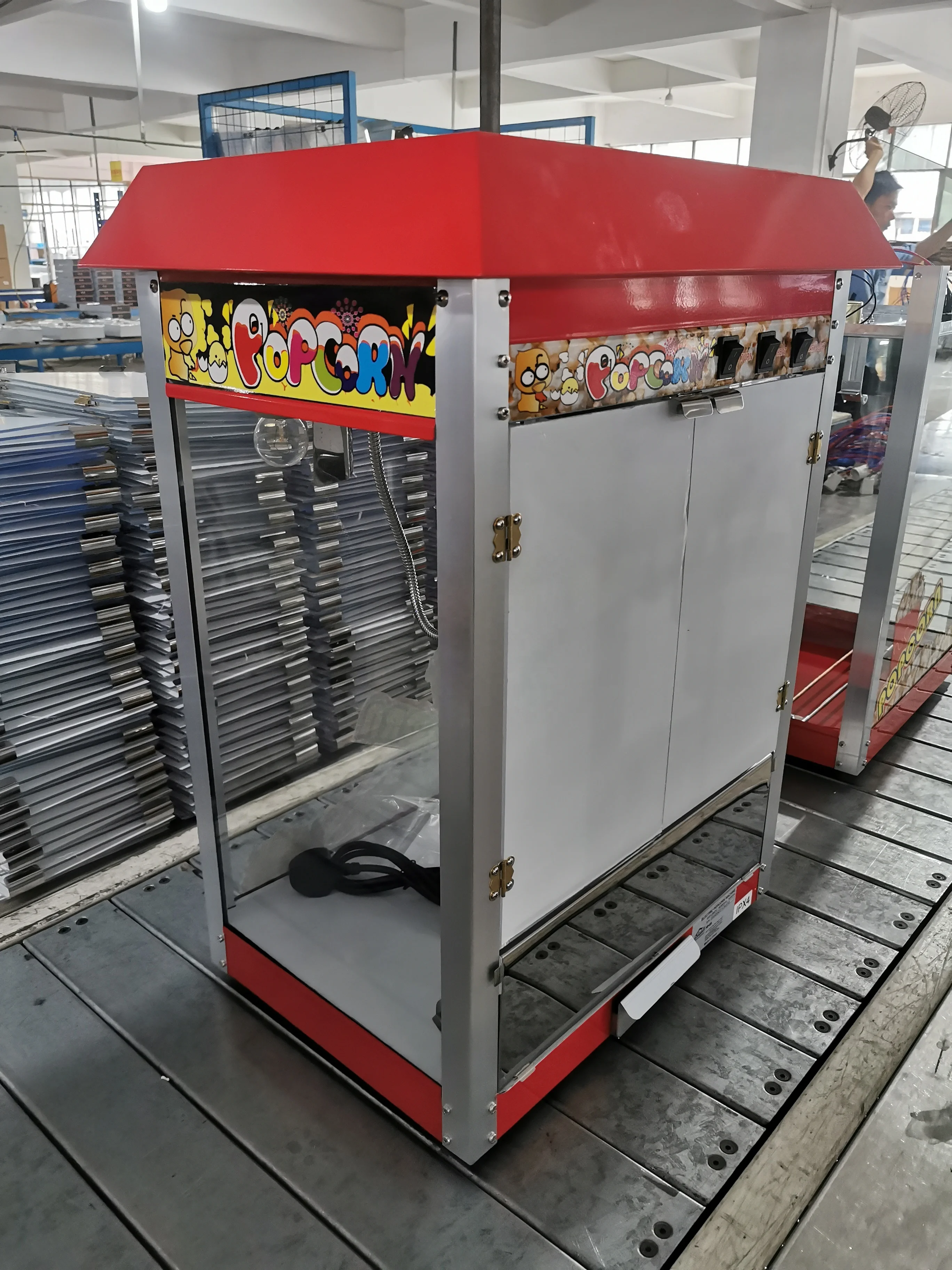Commercial Popcorn Machine Vending Machine Automatic Electric Popcorn Making Machine Lovely Industrial  Popcorn Maker