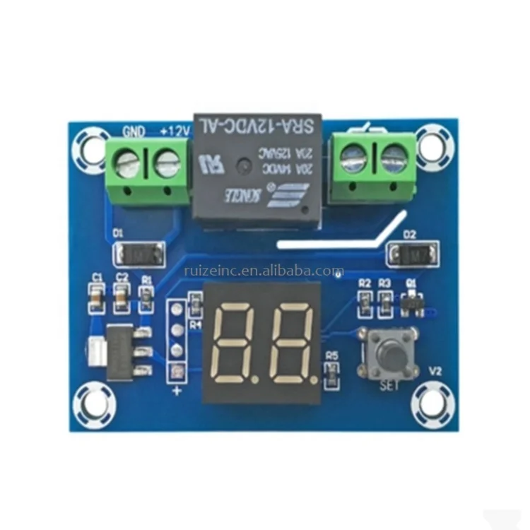 XH-M662 DC12V цифровой таймер обратного отсчета таймер модуль 5-60 минут 1-24 часа в сутки автоматический контроллер