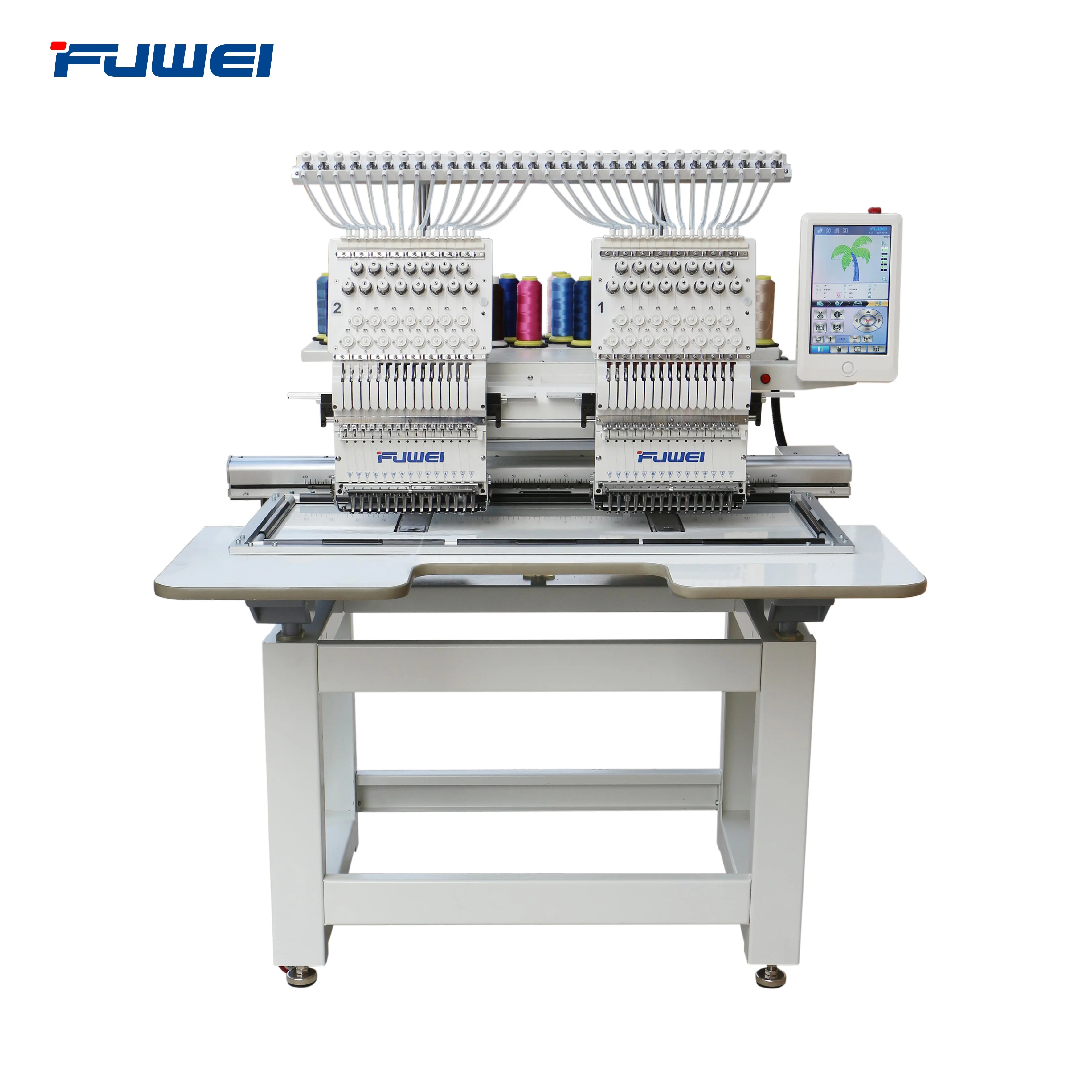 fuwei single 2 4 6 head 12 needle  computer household embroidery machine