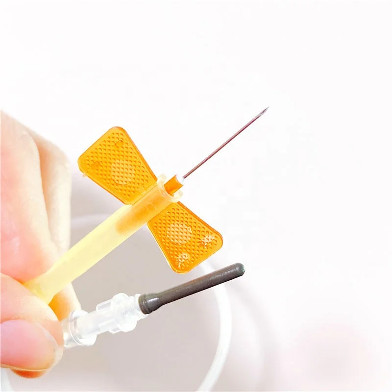 20G 21G 22G 23G Vacuum Butterfly Blood Collection Needles HBH Pen Type Safety Blood Collection Straight Needle