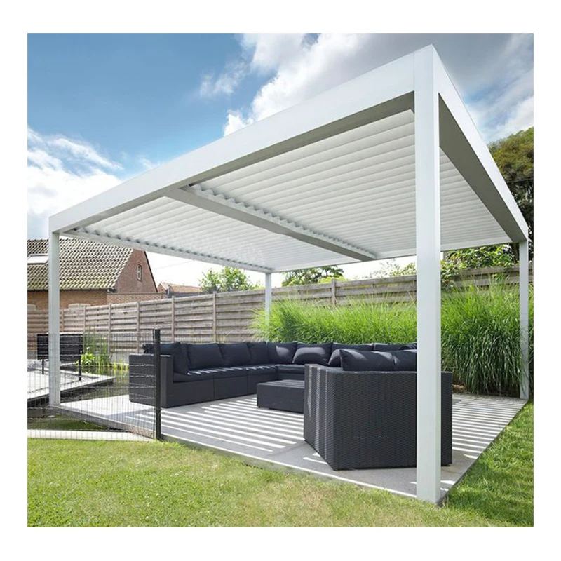 Glass pergola prefabricated aluminum pergola systems tempered glass sunrooms  aluminum prefab greenhouse