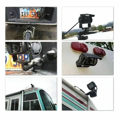 
iPoster hot-selling DIGITAL REAR VIEW BACKUP REVERSE SYSTEM SAFETY FOR TRUCK TRACTOR RV camera+ 7 inch Monitor 