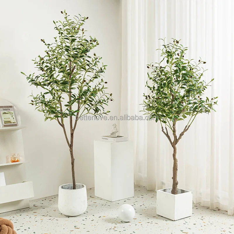 10ft 3M Large Artificial Olive Tree in Greenery Style Durable Plastic and Wood with Leaf and Pot Features Minimum Order 2 Piece