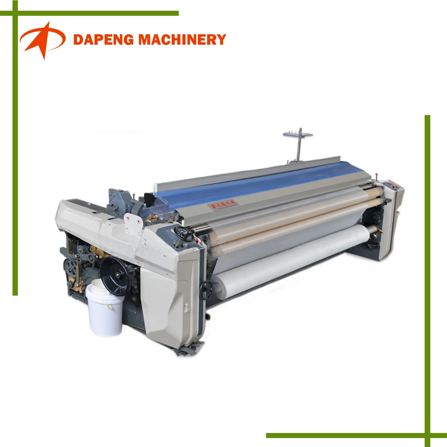 Uninterrupted operation reed air jet loom,Automated fabric inspection in Qingdao Dapeng brand