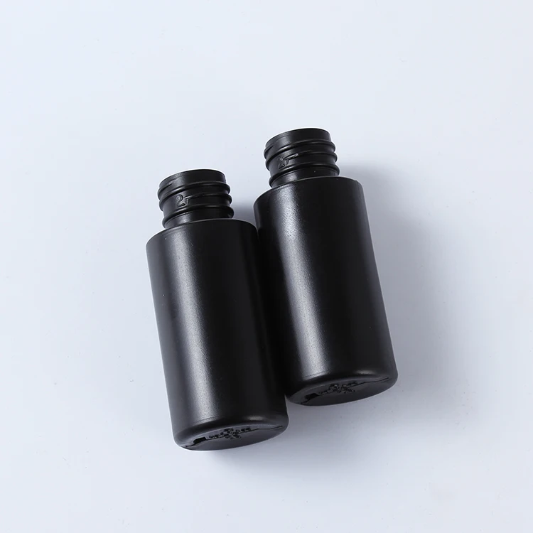 30ml 1oz Empty Black Plastic Squeeze Dispensing Bottles Glue Bottle Light-proof Sealed Plastic Bottle With Caps For DIY Crafts