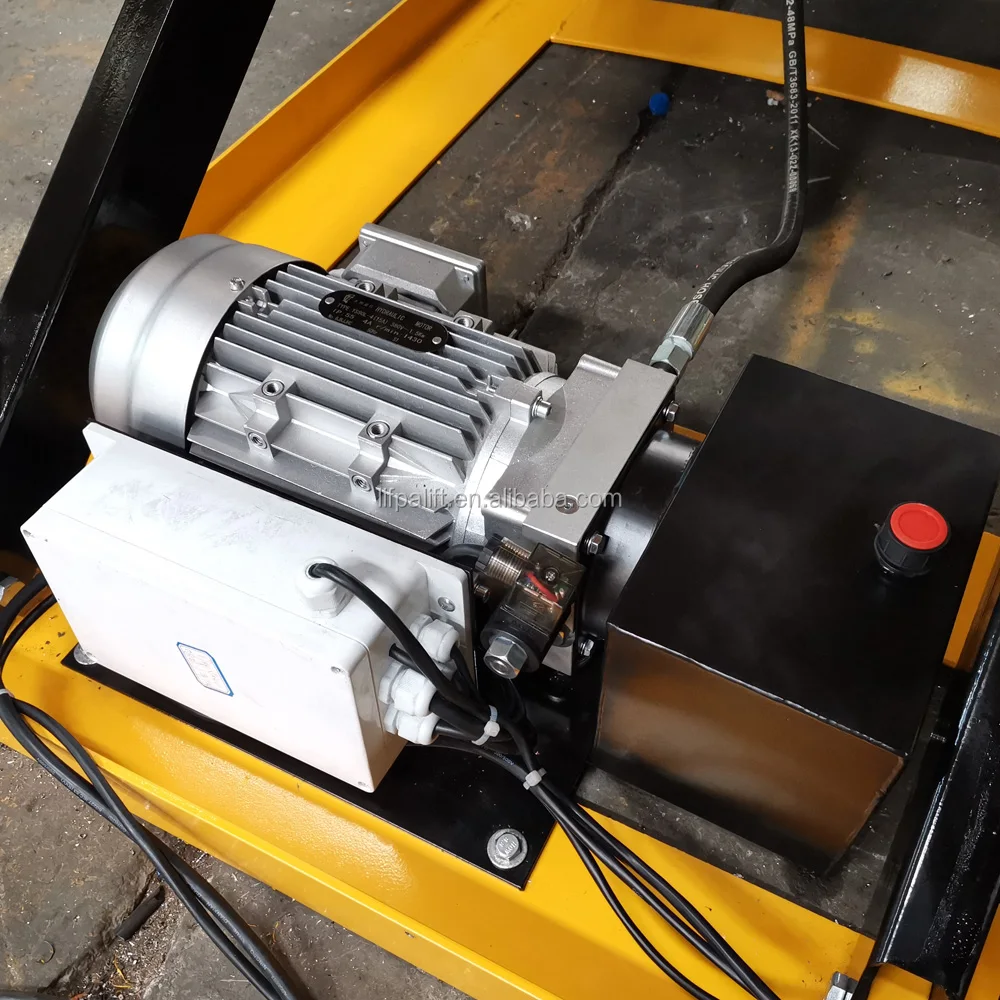 1000kg Electric Hydraulic Double Scissor Lift Platform