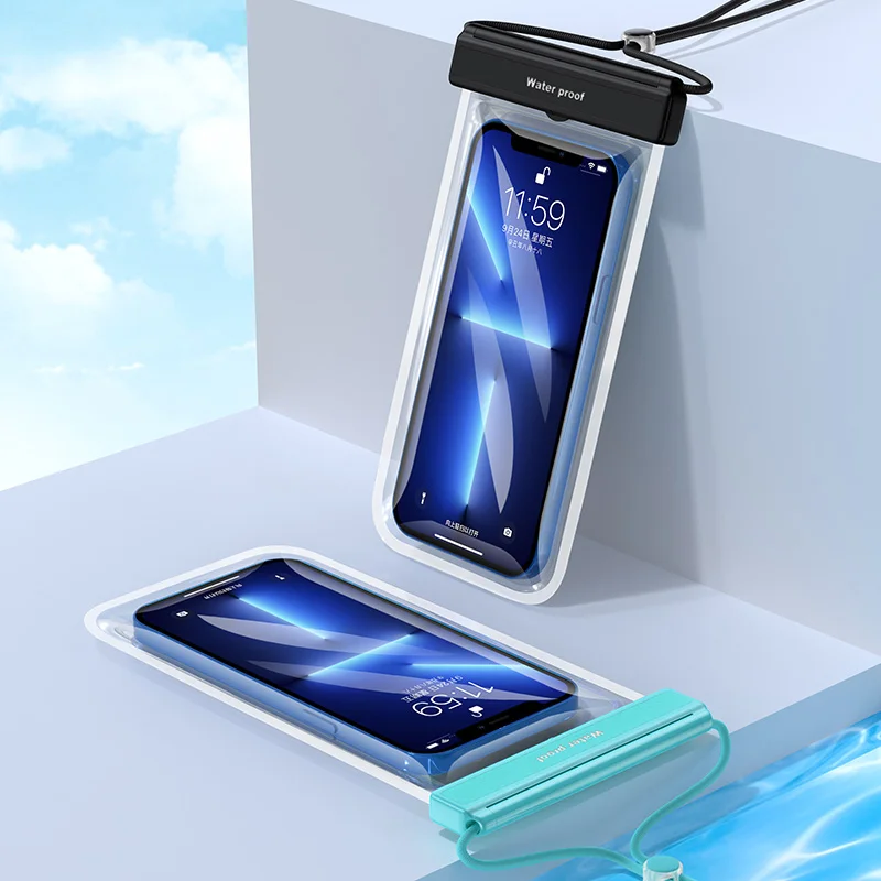Universal Ipx8 Floating Waterproof Phone Bag Pouch Case Pouch Outdoor Mobile Phone Swim Waterproof Dry Bag For Any Phone