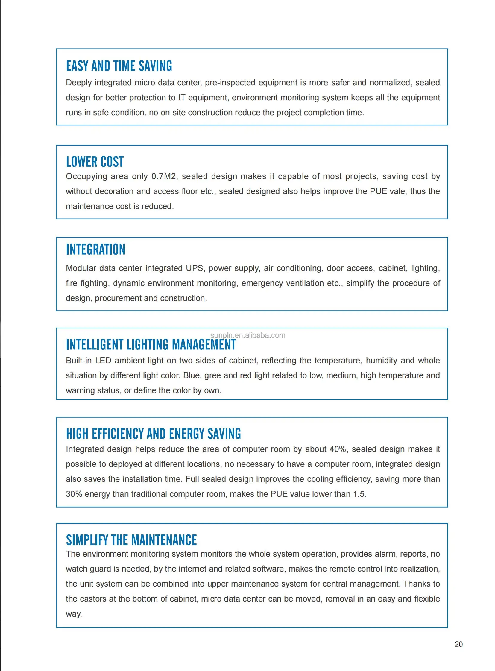 cabinet type modular data center smart rack china factory05
