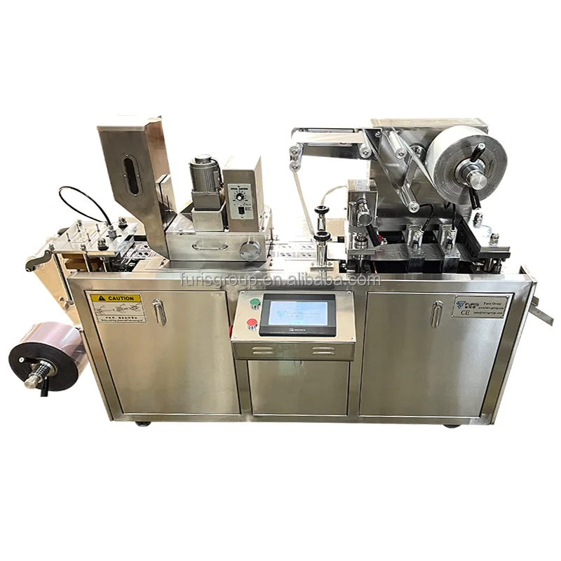 Small Size Semi Automatic alu pvc alu Blister Packing Machine For Packing Capsule Tablet Chewing gum etc