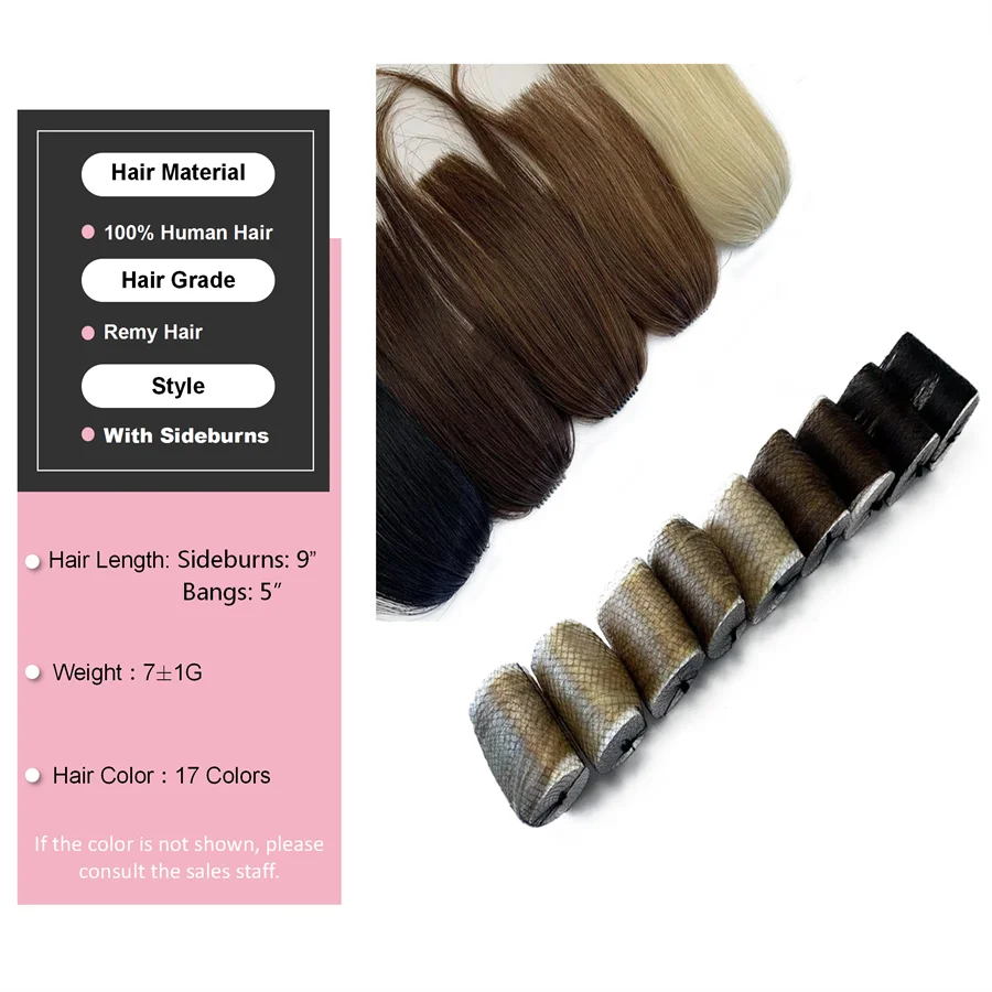 Hot Sale Remy Clip In Extension 3D Air Bangs Top Quality Wholesale Cheap 100% Human Hair Fringe