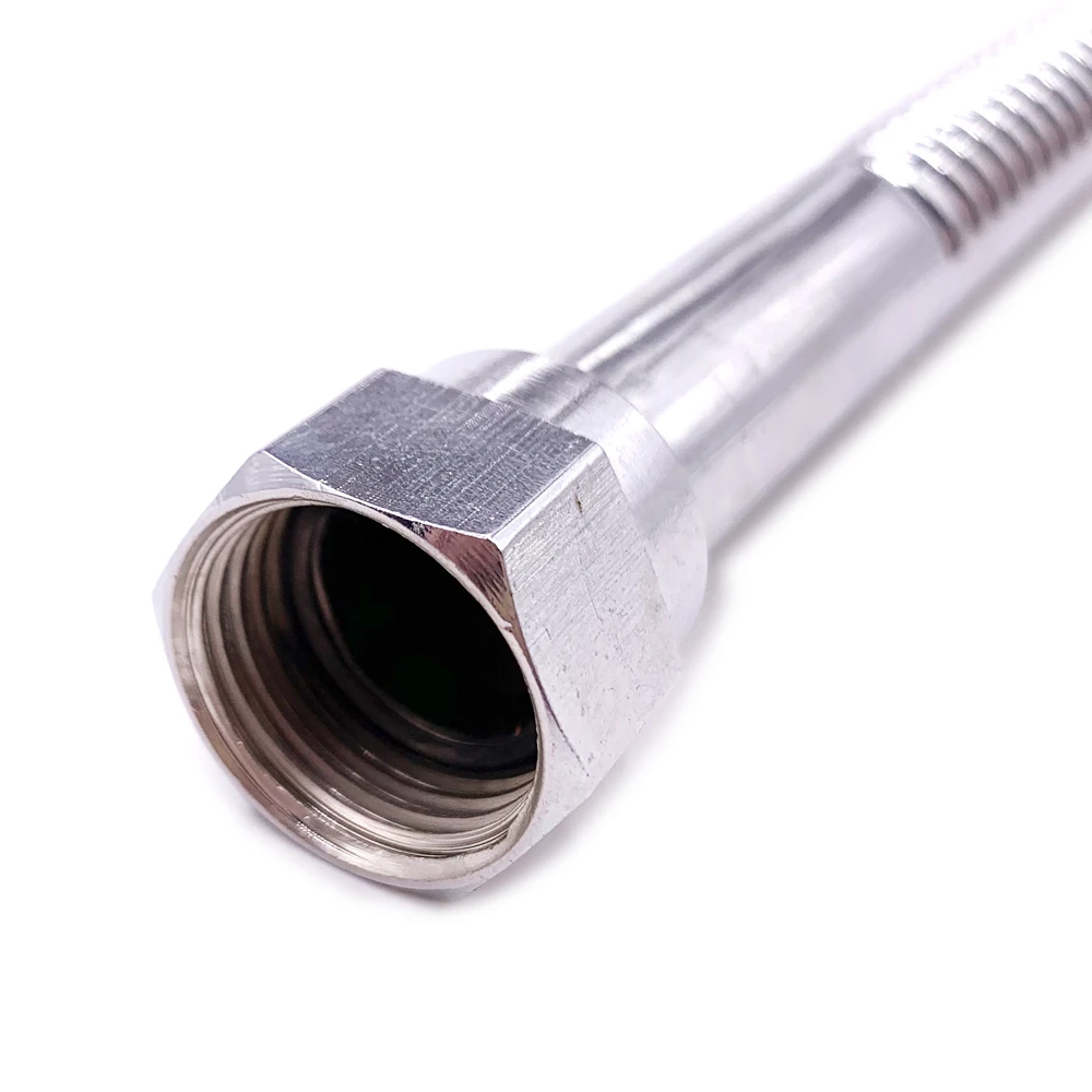 Wholesale Stainless Steel 304 Corrugated Hose F1/2 x M1/2 30cm Water Connection Hose Pipe