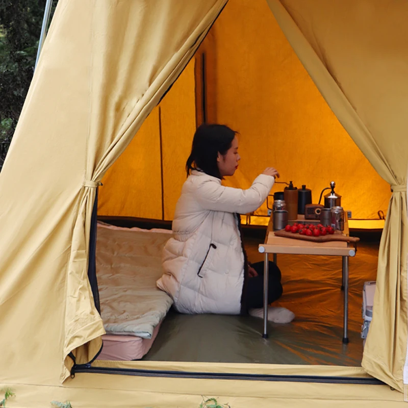 Waterproof 3500mm Large Family 4-5 Persons Linkable Canopy Big Camping Outdoor Equipment Tents