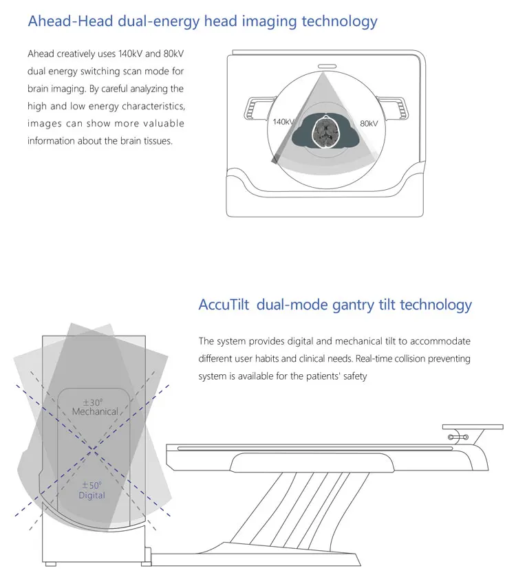 MY-D055J hospital instrument medical computed tomography ct scanner medical 16 slice ct machine price