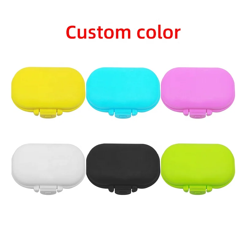 Medicine Drug Case Square Portable Plastic Pill Box Medicine Plastic Box Pillbox Pill Storage Container Box Plastic Pill Case